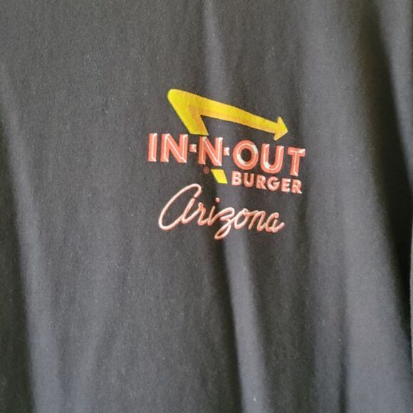 In-N-Out Burger Arizona T-Shirt Mens L Black Short Sleeve Pullover Crew Unisex - Picture 5 of 6